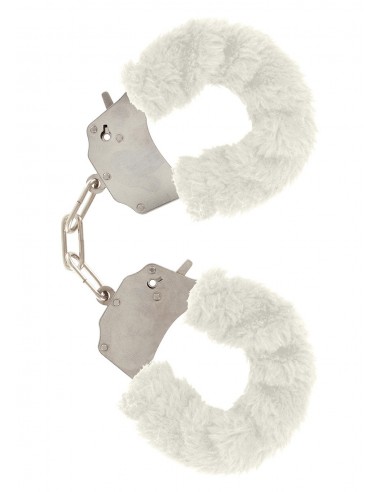 Kajdanki erotyczne Furry Fun Cuffs White Plush - Kajdanki erotyczne - 2