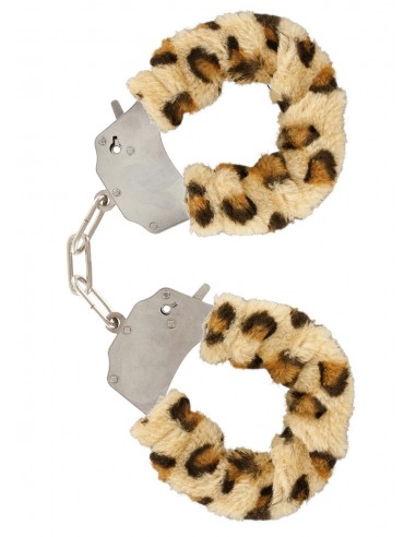 Kajdanki erotyczne Furry Fun Cuffs Leopard Plush - Kajdanki erotyczne - 2