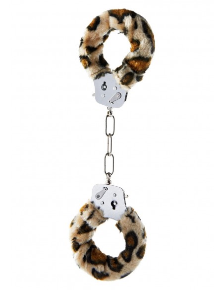 Kajdanki erotyczne Furry Fun Cuffs Leopard Plush - Kajdanki erotyczne - 3