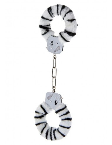 Kajdanki erotyczne Furry Fun Cuffs Zebra Plush - Kajdanki erotyczne - 3