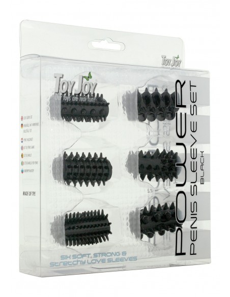 Zestaw Nakładek Na Penisa Power Penis Sleeve Set Smoke - Przedłużki i nakładki na penisa - 2
