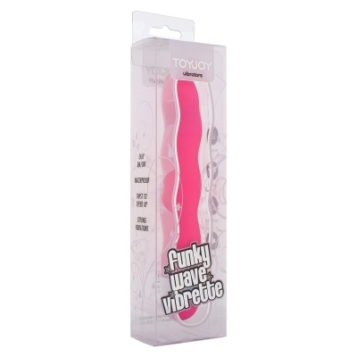 Wibrator Funky Wave Vibrette Pink z regulacją Twist-cap, wodoodporny, 10 cm - 1