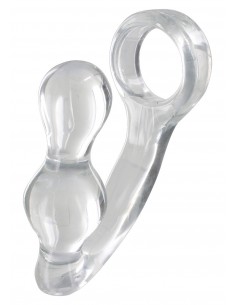 Buttplug Power Plug / Penisring Clear - Korki analne pozostałe - 1
