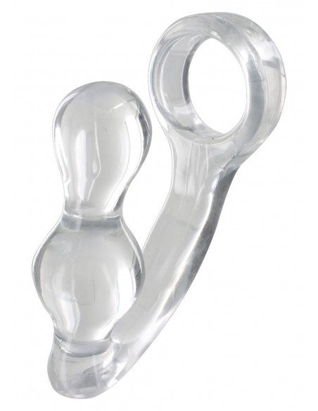 Buttplug Power Plug / Penisring Clear - Korki analne pozostałe - 1