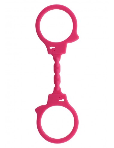Kajdanki erotyczne Stretchy Fun Cuffs Pink - Kajdanki erotyczne - 2