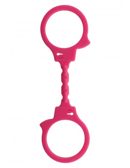Kajdanki erotyczne Stretchy Fun Cuffs Pink - Kajdanki erotyczne - 2