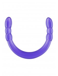 Elastyczne i długie podwójne dildo ToyJoy 45 cm Purple - Dilda podwójne - 1