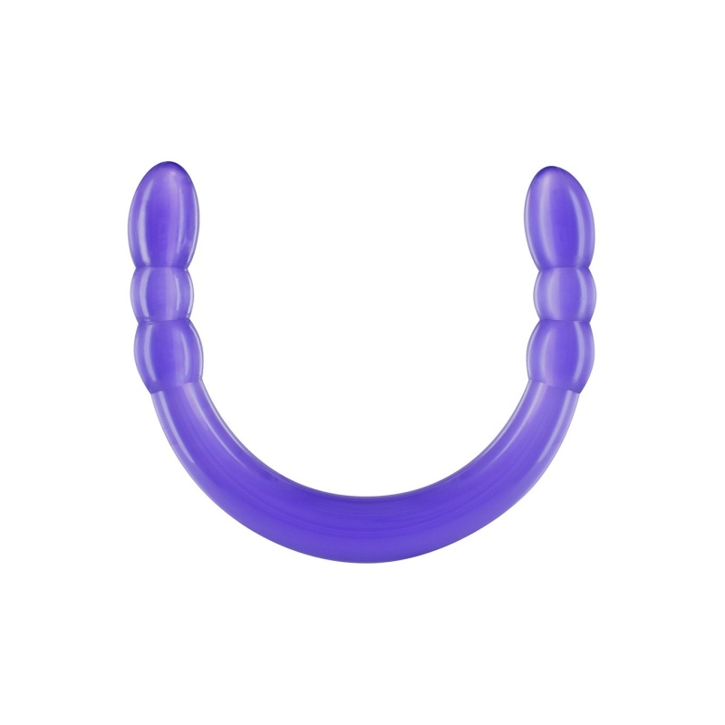 Dildo Double Digger 45 cm z elastycznym trzonem i dwustronnymi końcówkami - 1