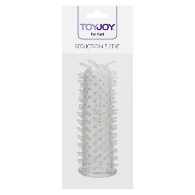 Nakładka erotyczna Seduction Sleeve z wypustkami, 11,5 cm - 1 2