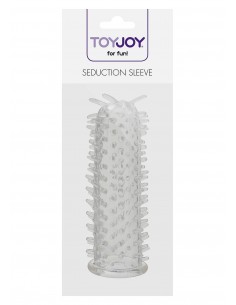 Nakładka Na Penisa Seduction Sleeve Clear - Przedłużki i nakładki na penisa - 1 2