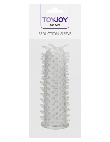 Nakładka Na Penisa Seduction Sleeve Clear - Przedłużki i nakładki na penisa - 2
