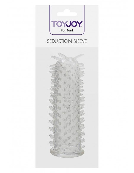 Nakładka Na Penisa Seduction Sleeve Clear - Przedłużki i nakładki na penisa - 2
