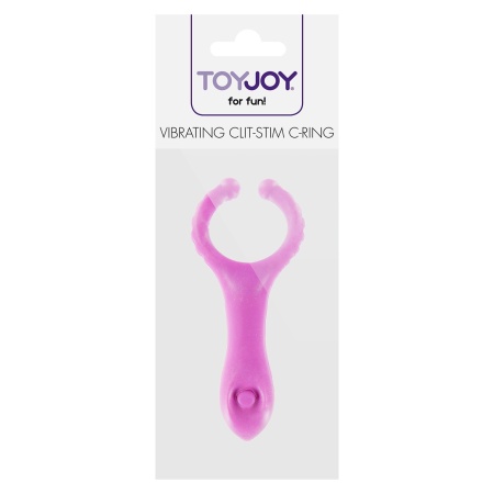 Wibrujący pierścień na penisa Vibrating Clit-Stim C-Ring ze stymulatorem łechtaczki, ok. 10 cm - 2