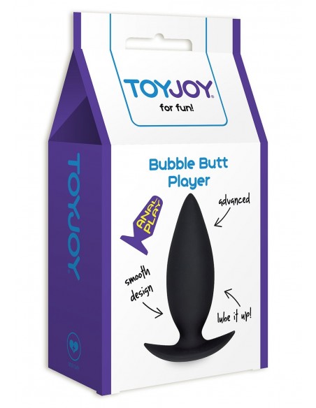 Korek analny Bubble Butt Player Advanced Black - Korki analne silikonowe - 2