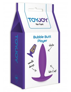 Korek analny Bubble Butt Player Starter Purple - Korki analne silikonowe - 1 2