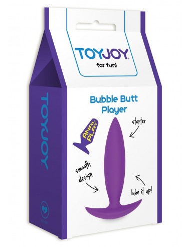 Korek analny Bubble Butt Player Starter Purple - Korki analne silikonowe - 2