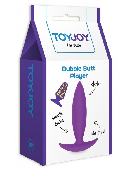 Korek analny Bubble Butt Player Starter Purple - Korki analne silikonowe - 2