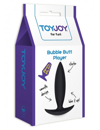 Korek analny Bubble Butt Player Starter Black - Korki analne silikonowe - 2