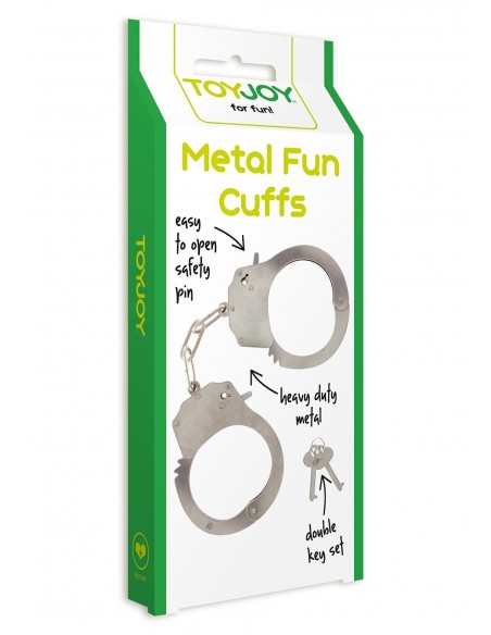 Kajdanki Erotyczne Metal Handcuffs Stalowe - Kajdanki erotyczne - 1