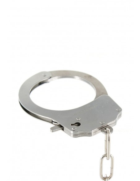 Kajdanki Erotyczne Metal Handcuffs Stalowe - Kajdanki erotyczne - 4