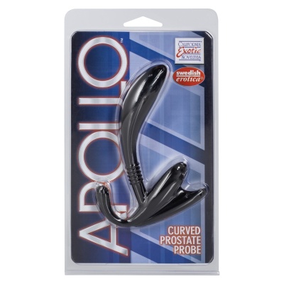 Masażer prostaty Curved Prostate Probe 11,5 cm z ergonomiczną rączką - 1 2