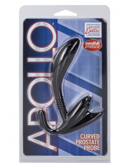 Stymulator Analny Apollo Curved Probe Czarny - Masażery i stymulatory prostaty - 2