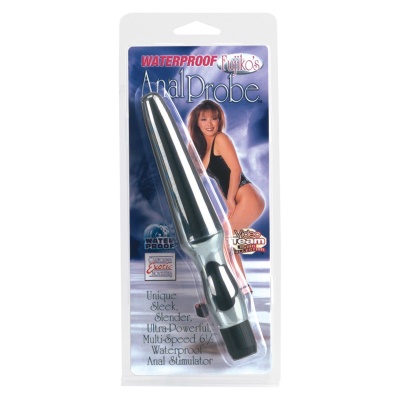 Wibrator analny Anal Probe Silver z regulacją wibracji 16,5 cm - 1 2
