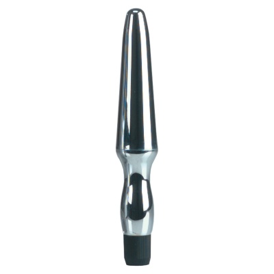 Wibrator analny Anal Probe Silver z regulacją wibracji 16,5 cm - 1