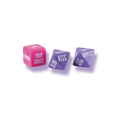 Kostki erotyczne Spice Dice – 3 kości do gry dla par, opakowanie 2 × 9 × 12,75 cm - 1