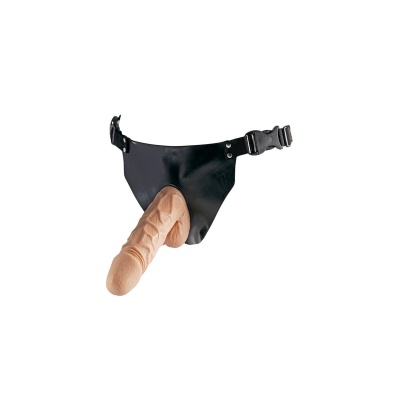 Strap-on Superwoman z regulowanymi szelkami i penetratorem 18 cm - 1