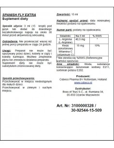 Hiszpańska mucha Spanish Fly Extra - Zwiększenie libida i potencji u kobiet - 1 2