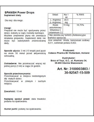 Hiszpańska mucha Spanish Fly Extra Power 15 ml - Zwiększenie libida i potencji u kobiet - 4