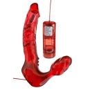 Proteza penisa Bend Over Boyfriend Vibrator dwustronna 17 cm - 3
