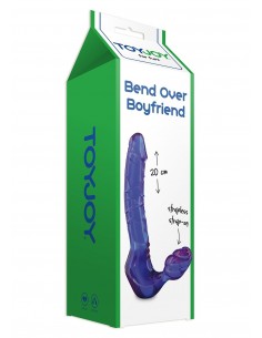 Strapon Bend Over Boyfriend Purple - Strap-ony, dilda na pasku bez wibracji - 1 2