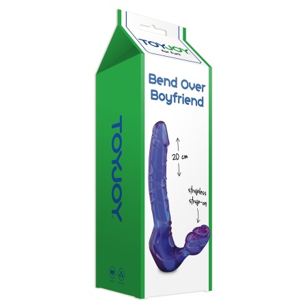 Proteza penisa Tantus Bend Over Boyfriend bez uprzęży 24 cm - 2