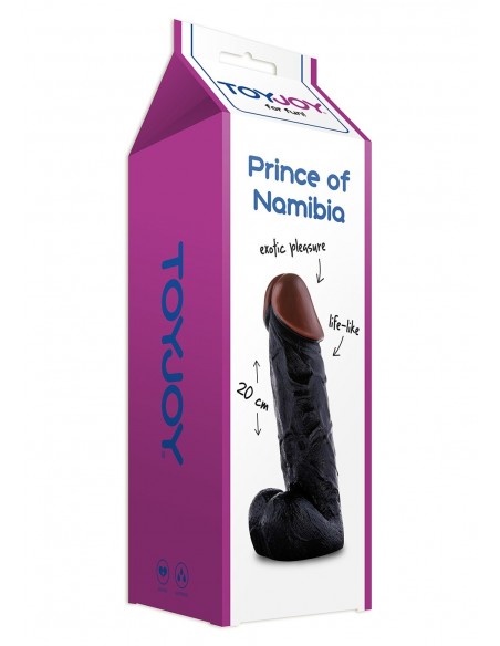Dildo Prince Of Namibia Dong 20 Cm Black - Dilda realistyczne - 2