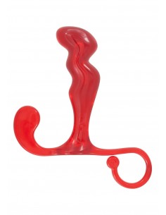 Stymulator i masażer prostaty POWER PLUG Czerwony - Masażery i stymulatory prostaty - 1 2