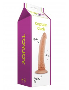 Dildo Captain Cock 20Cm Dong Flesh - Dilda realistyczne - 1 2