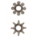 Power Stretchy Rings – zestaw 2 elastycznych pierścieni erekcyjnych z wypustkami, średnica wewnętrzna 2,5 cm - 1
