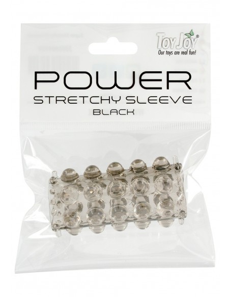 Nakładka Na Penisa Power Stretchy Sleeve Smoke - Przedłużki i nakładki na penisa - 4
