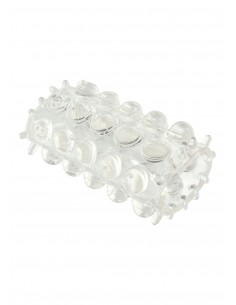 Nakładka Na Penisa  Power Stretchy Sleeve Clear - Przedłużki i nakładki na penisa - 1