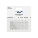 Nakładka na penisa Power Stretchy Sleeve Transparent z wypustkami 6,5 cm - 2
