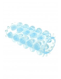 Nakładka Na Penisa  Power Stretchy Sleeve Blue - Przedłużki i nakładki na penisa - 1