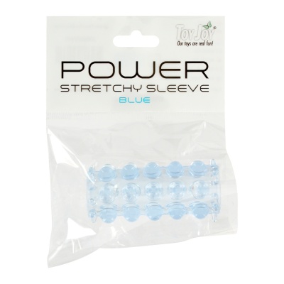 Nakładka Power Stretchy Sleeve Blue z wypustkami 6,5 cm - 1 2