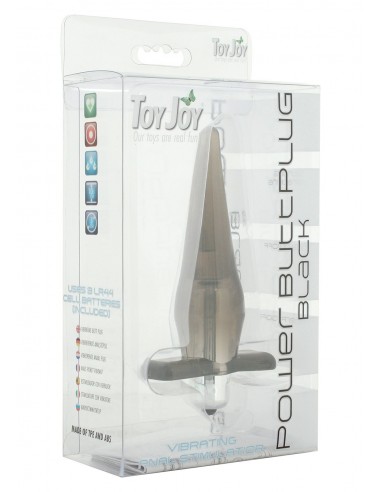 Korek analny wibrujący Power Buttplug Smoke - Kulki i korki analne wibrujące - 1