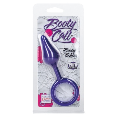 Korek analny Booty Tickler Purple z dużym pierścieniem, 21,5 cm - 1 2