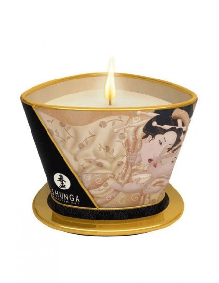 Świeca / Krem Do Masażu Shunga Candle Desire/Vanilla 170 ml - Świece zapachowe do masażu - 1