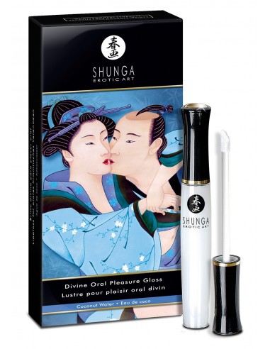 Błyszczyk do seksu oralnego Shunga Coconut Oral Pleasure Gloss - Lubrykanty do seksu oralnego - 2