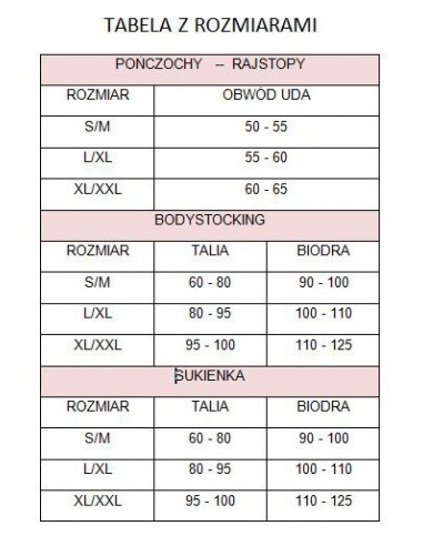 Bodystocking Czarny K102 - Body - 4