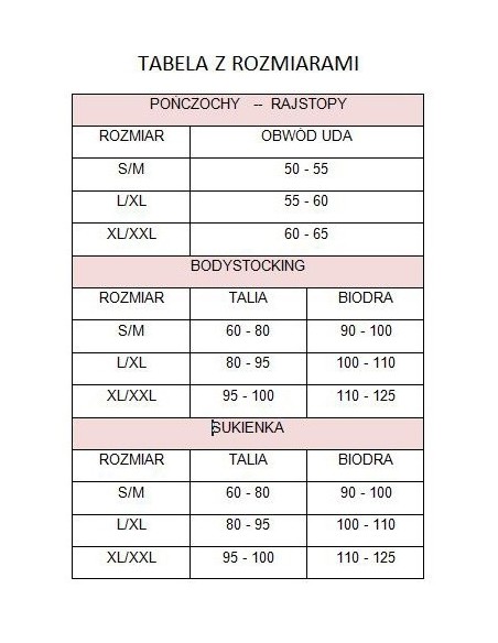 Bodystocking Czarny K106 - Body - 3